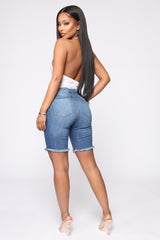 Khloe II Shorts - Medium Wash