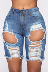 Khloe II Shorts - Medium Wash