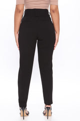 Stay A While Trouser - Black