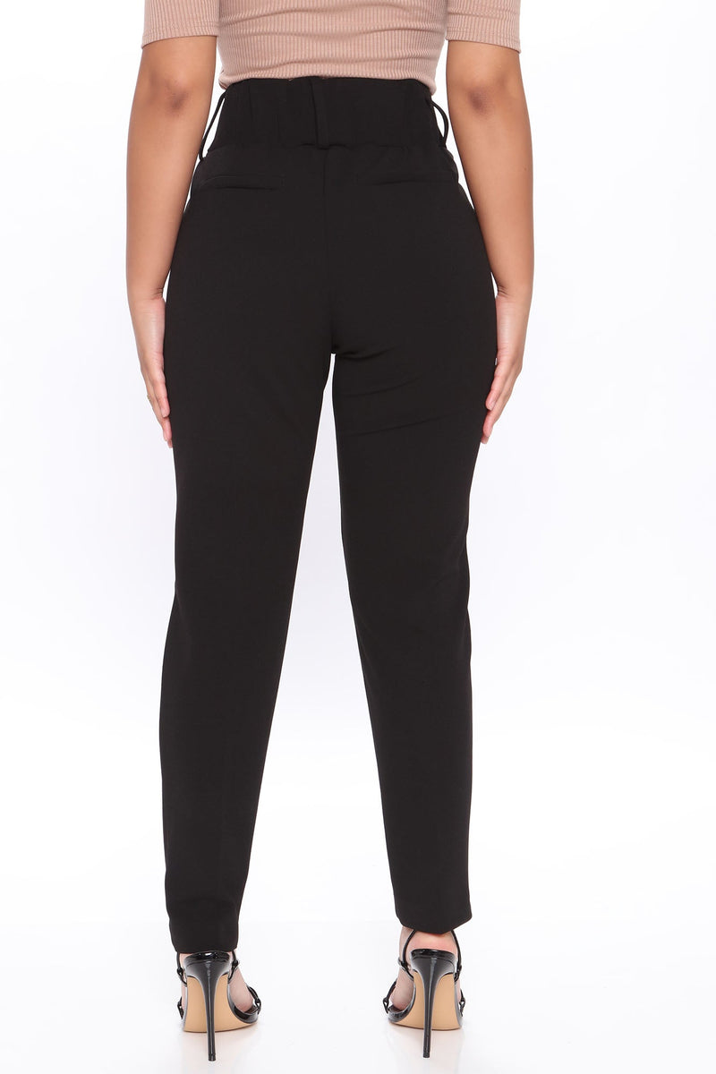 Stay A While Trouser - Black