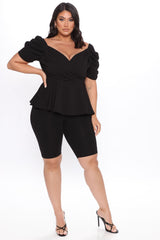 My Favorite Biker Short - Black