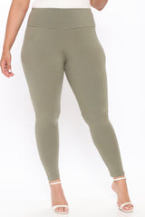 Running Around High Rise Legging - Olive