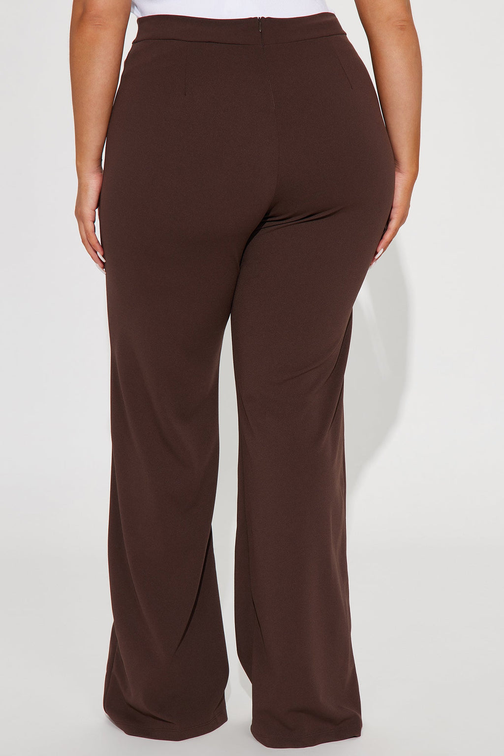 Tall Victoria High Waisted Dress Pants - Chocolate