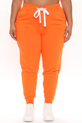 Relaxed Vibe Joggers - Orange