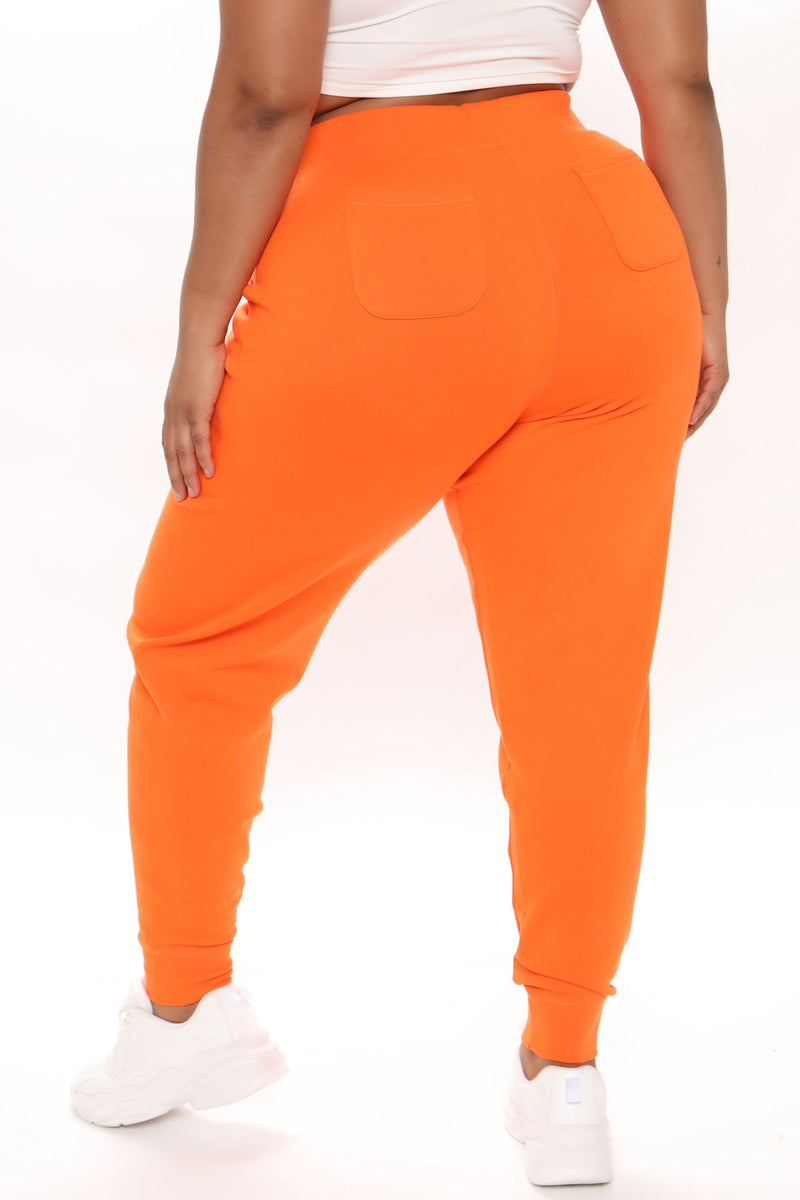 Relaxed Vibe Joggers - Orange