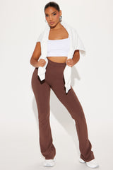 Adriana Flare Pant - Chocolate