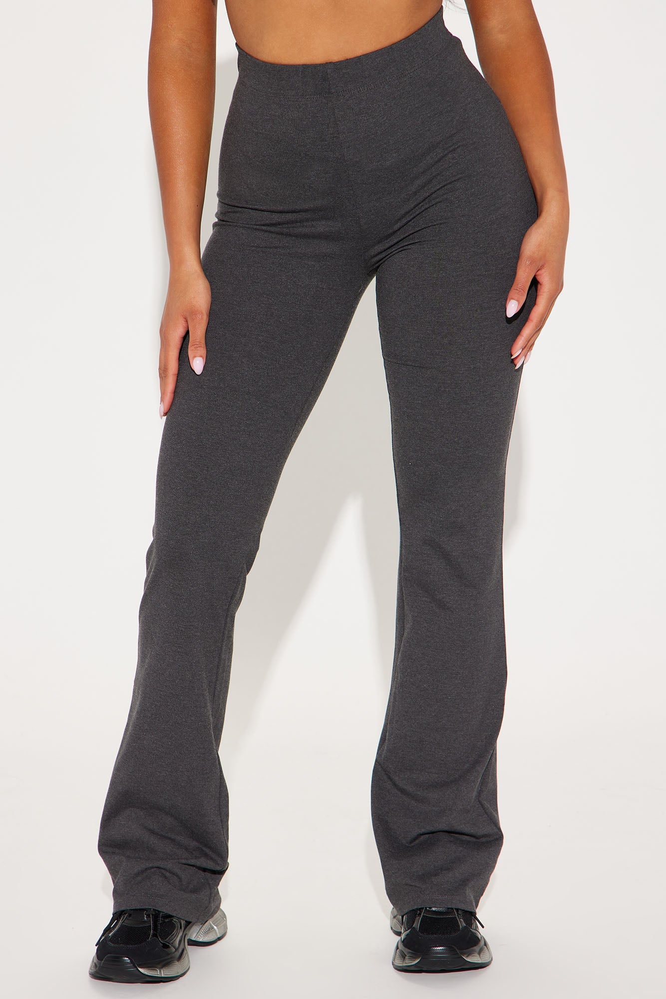 Adriana Flare Pant - Charcoal