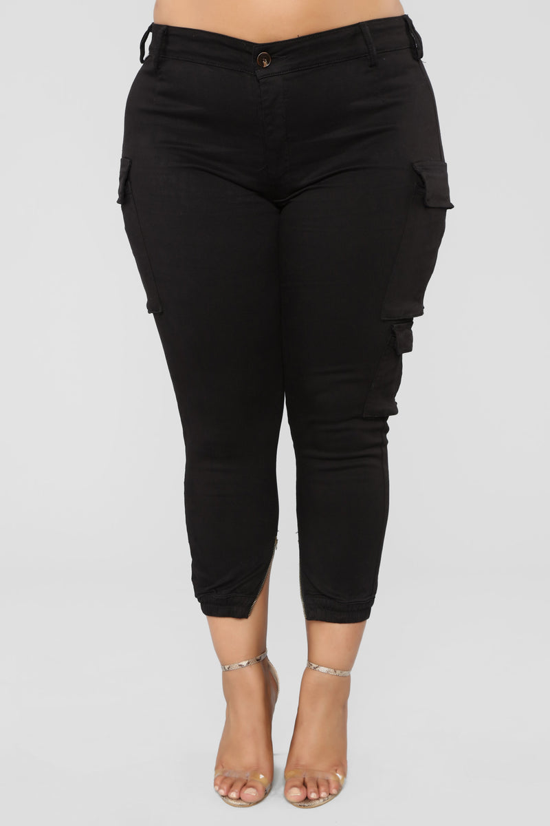 Kalley Cargo Pants - Black
