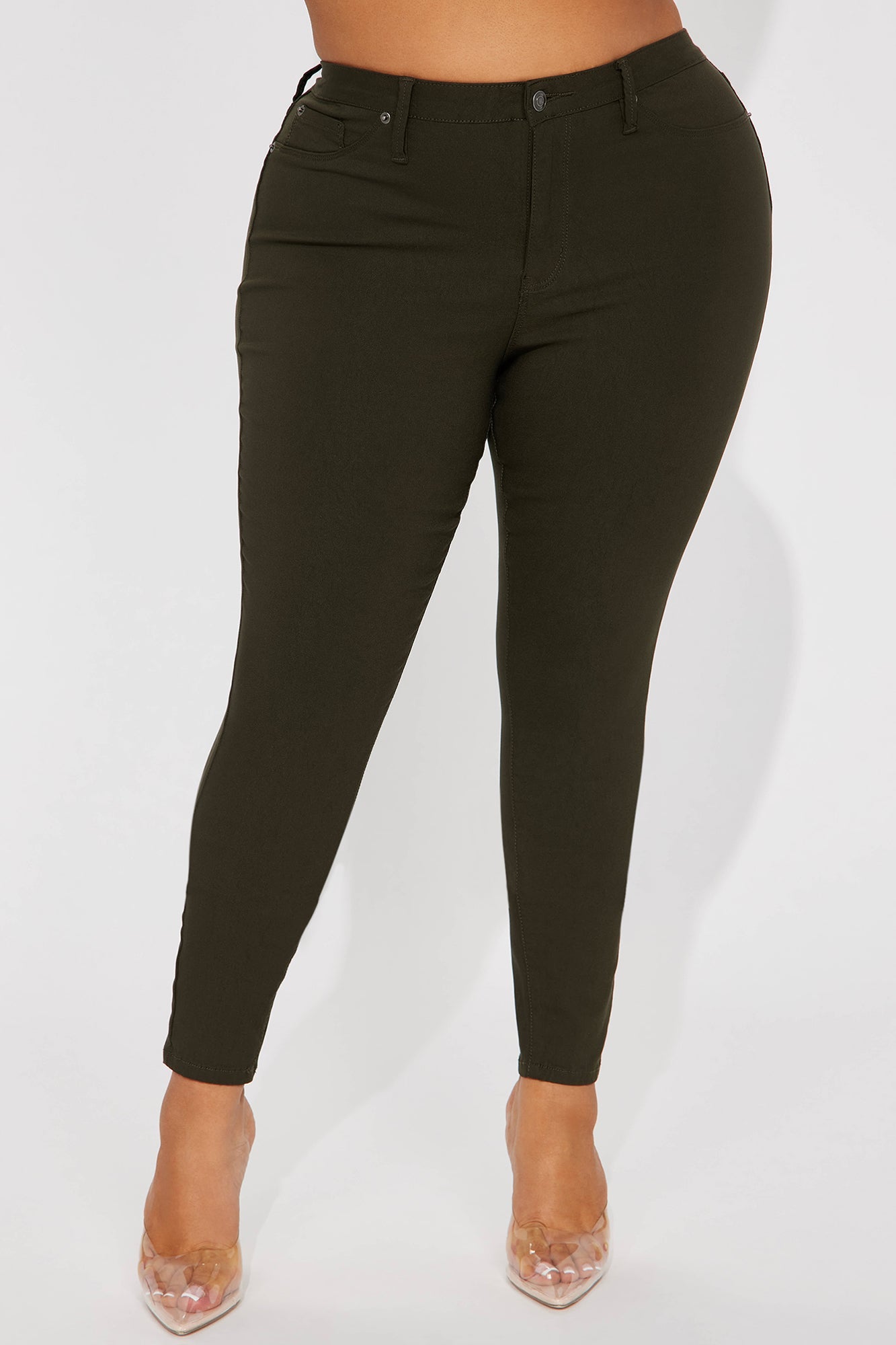 Hyperstretch Skinny Pants - Olive