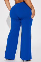 Petite Victoria High Waisted Dress Pants - Royal