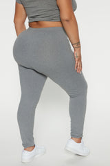 Almost Every Day Leggings - Heather Grey
