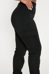 Let's Relax Jogger Sweatpants - Black