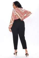 Stay A While Trouser - Black