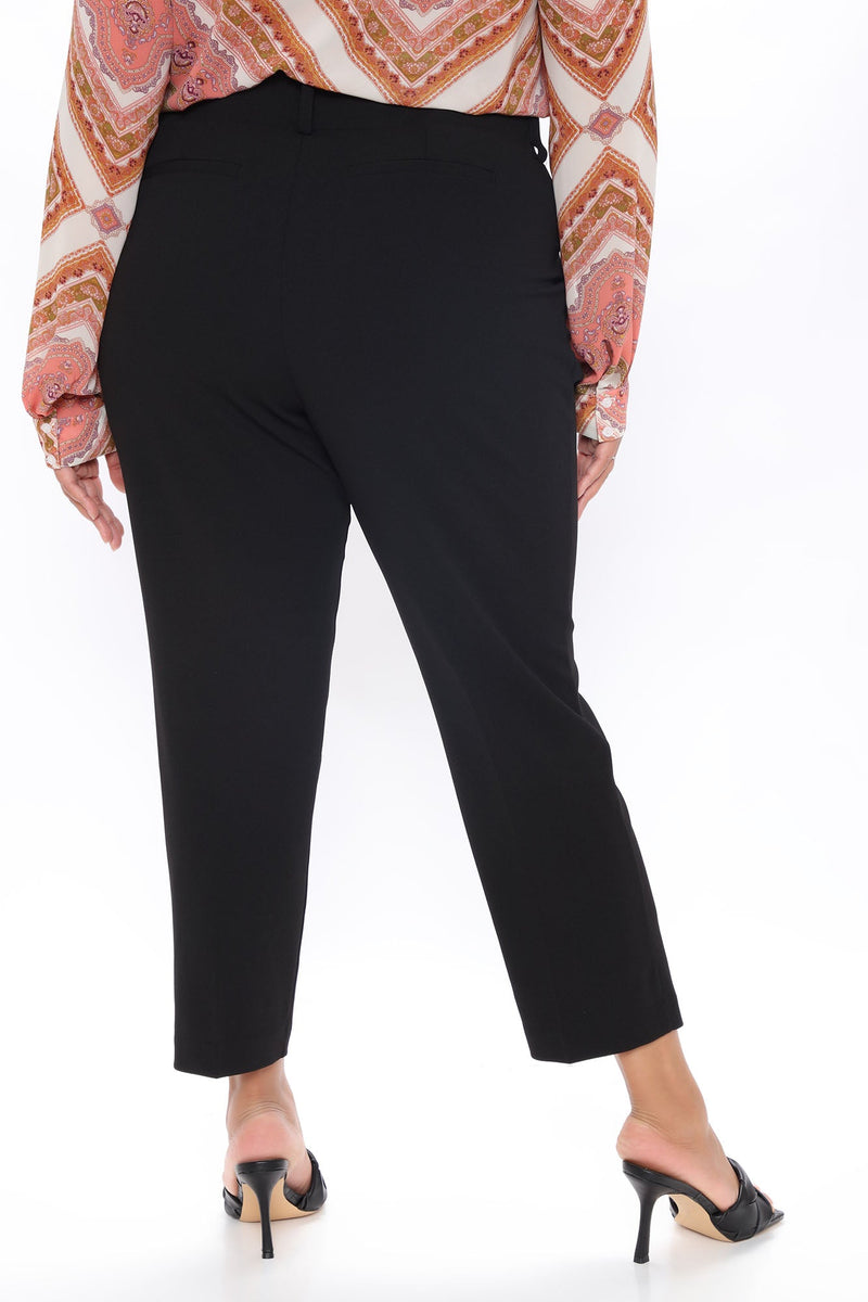 Stay A While Trouser - Black