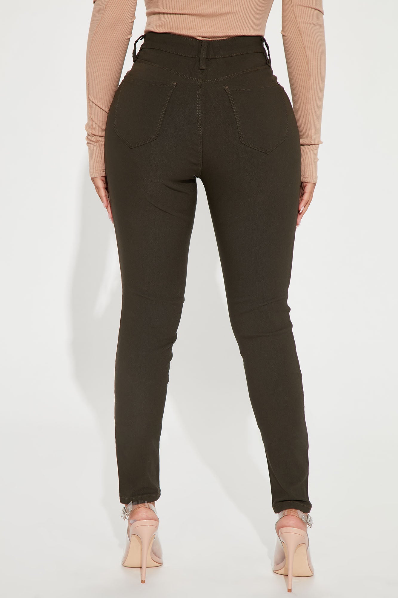 Hyperstretch Skinny Pants - Olive