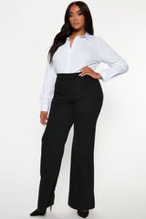 Tall Victoria High Waisted Dress Pants - Black