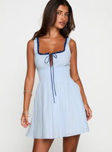 Natilda Mini Dress Blue