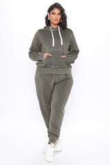 Sweet Dreams Mineral Wash Jogger - Heather Grey