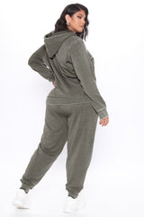 Sweet Dreams Mineral Wash Jogger - Heather Grey