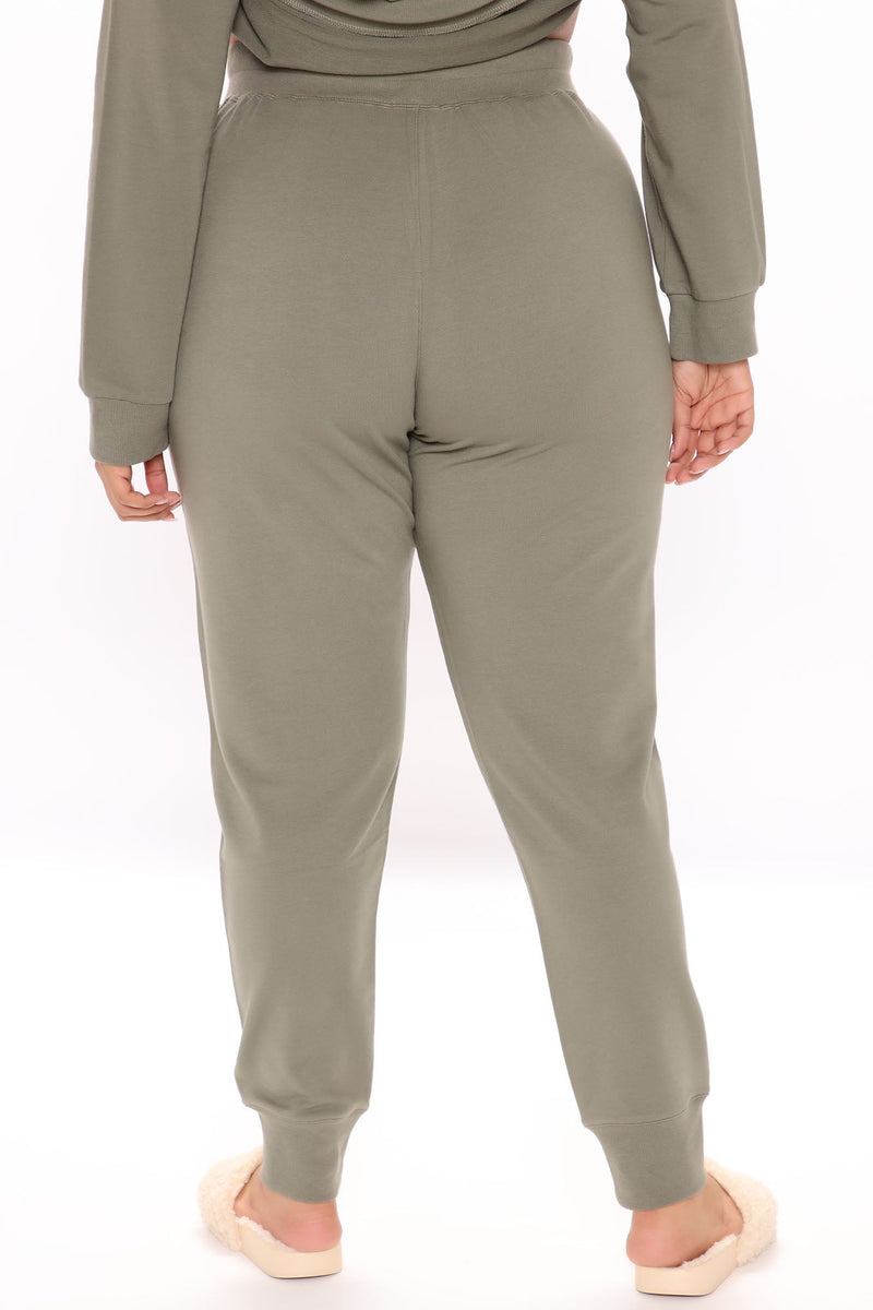 Latest And Greatest French Terry Jogger - Olive