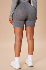 Natalee Biker Shorts - Grey