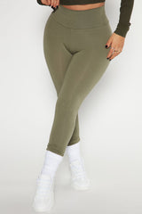Running Around High Rise Legging - Olive