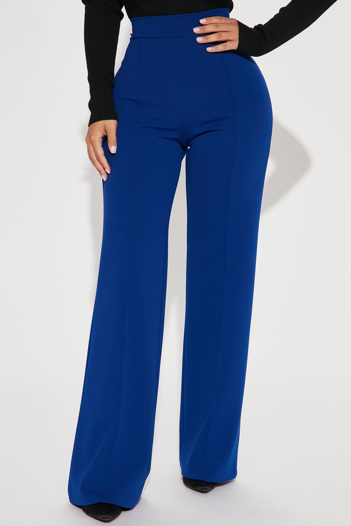 Petite Victoria High Waisted Dress Pants - Royal