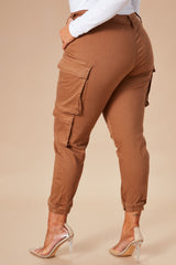 Kalley Cargo Pants - Tan