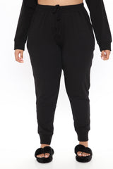 Latest And Greatest French Terry Jogger - Black
