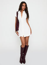 Covey Mini Dress White