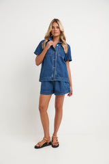 Sally Short Dark Blue
