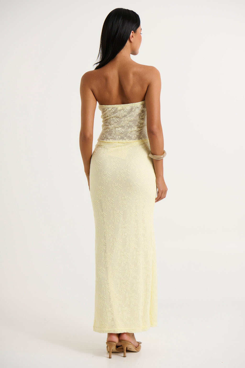 Summer Lace Top Lemon - FINAL SALE