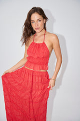 Elena Set Cherry - FINAL SALE