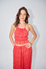 Elena Set Cherry - FINAL SALE