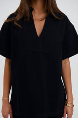 Rosemary Denim Shirt Washed Black