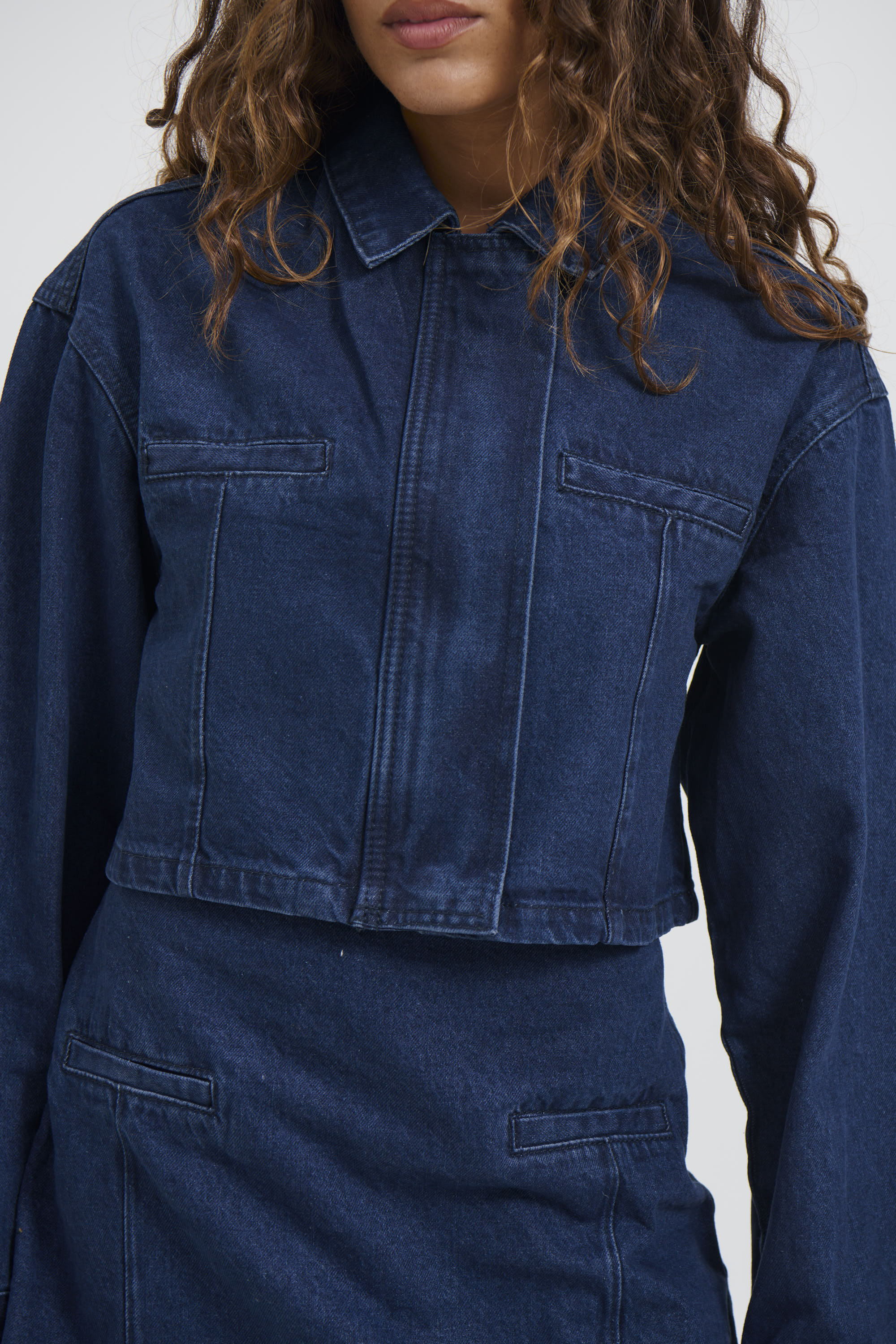 Evelyn Denim Jacket Indigo - FINAL SALE