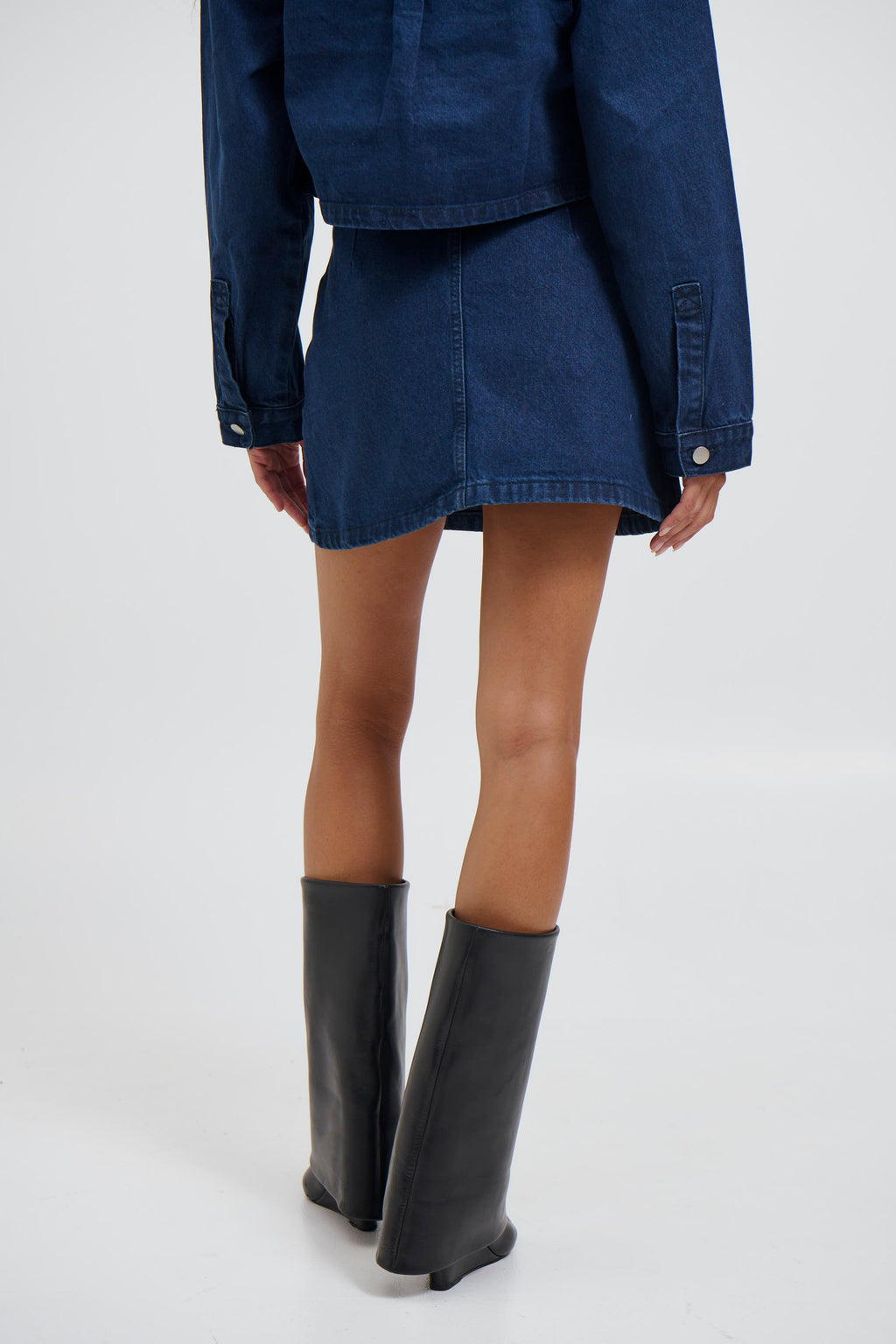 Evelyn Denim Skirt Indigo - FINAL SALE