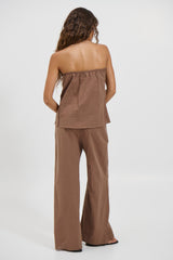 Ginny Pant Set Chocolate