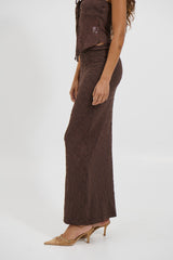 Summer Lace Skirt Chocolate - FINAL SALE