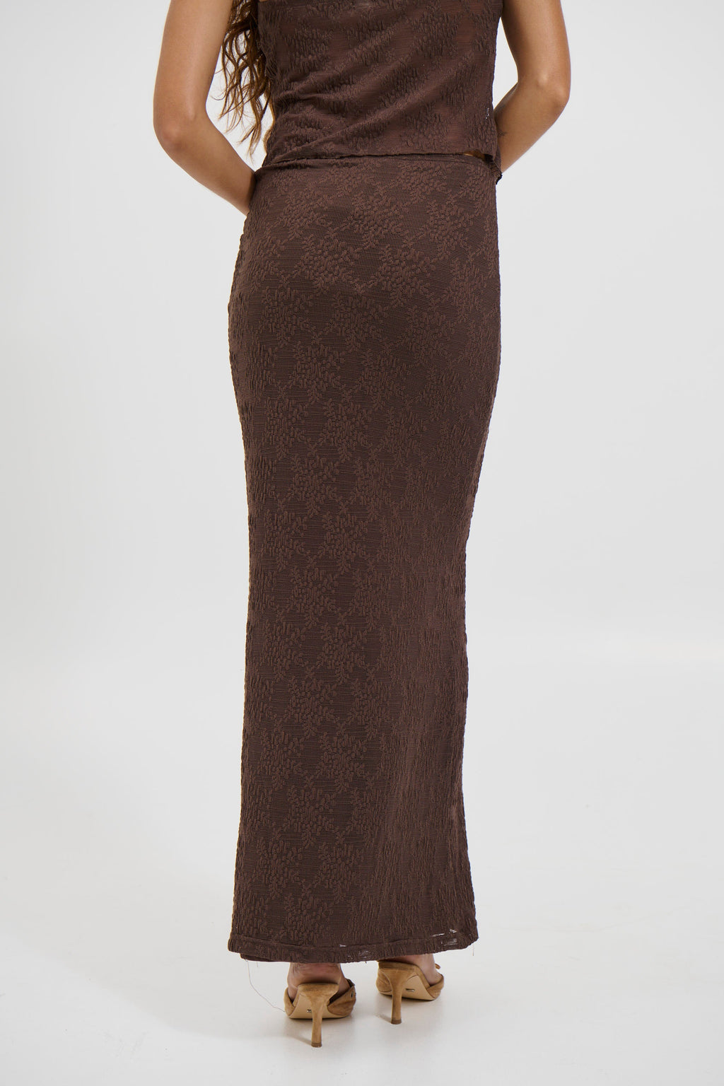 Summer Lace Skirt Chocolate - FINAL SALE