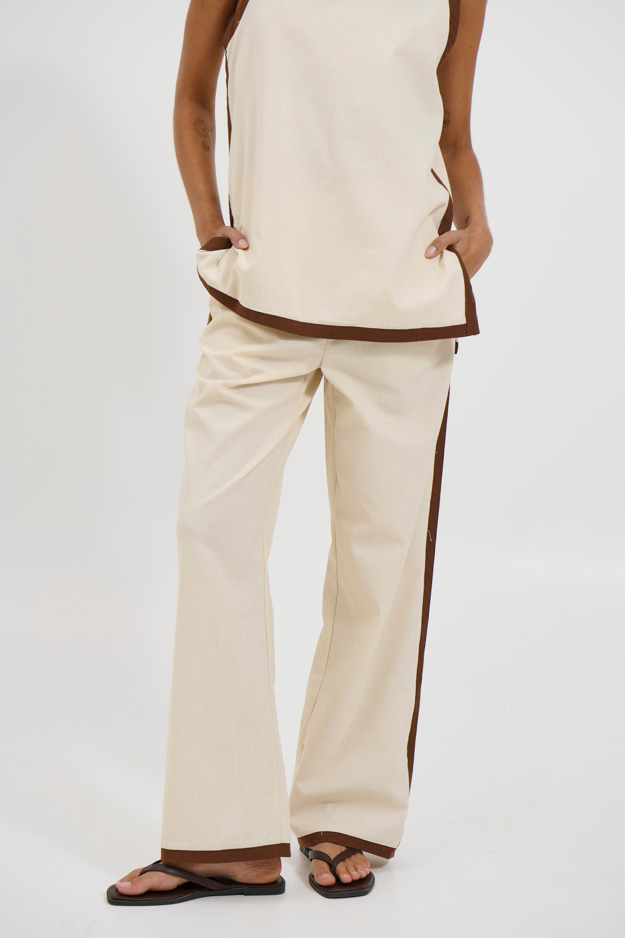 Pia Pant Beige - FINAL SALE