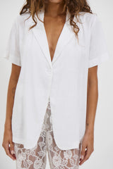 Karla Short Sleeve Shirt White