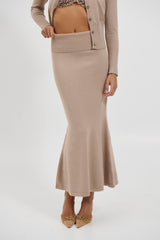 Luca Maxi Skirt Latte