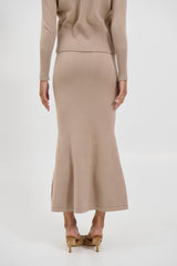 Luca Maxi Skirt Latte