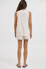Bonnie Set Sand Stripe