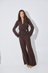 Sharna Top Dark Brown