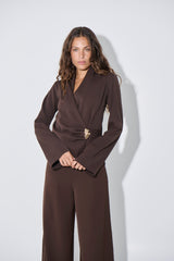 Sharna Pant Dark Brown