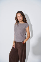 Kaisha Crop Knit Storm