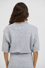 Haze Short Sleeve Jumper Stone