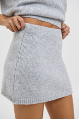Haze Mini Skirt Stone